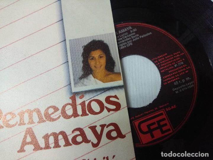 Discos de vinilo: REMEDIOS AMAYA/CHIRIBI/SINGLE. - Foto 2