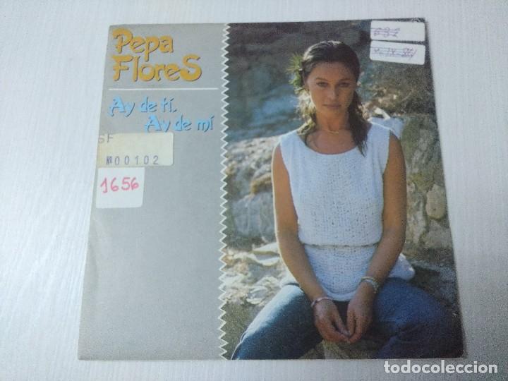 Discos de vinilo: PEPA FLORES/AY DE TI/SINGLE PROMOCIONAL. - Foto 1