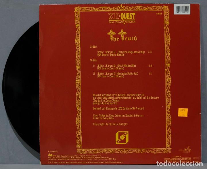 Discos de vinilo: LP. XD Quest Featuring Duane Moman. The Truth - Foto 2