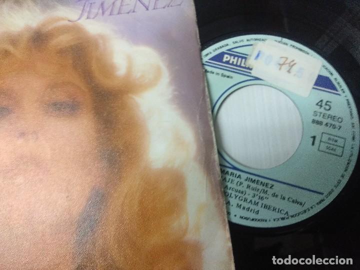 Discos de vinilo: MARIA JIMENEZ/ALMA SALVAJE/SINGLE. - Foto 2