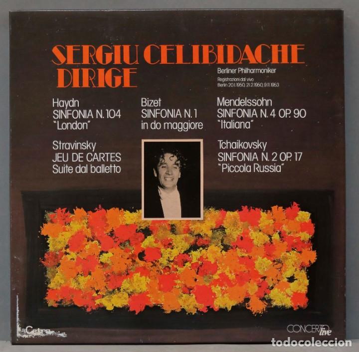 Discos de vinilo: CAJA LP. SERGIO CELIBIDACHE DIRIGE - Foto 1