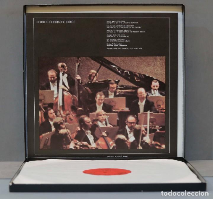 Discos de vinilo: CAJA LP. SERGIO CELIBIDACHE DIRIGE - Foto 2