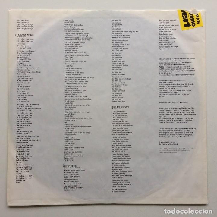Discos de vinilo: Foreigner &lrm;&ndash; Inside Information , UK & Europe 1987 Atlantic* - Foto 4