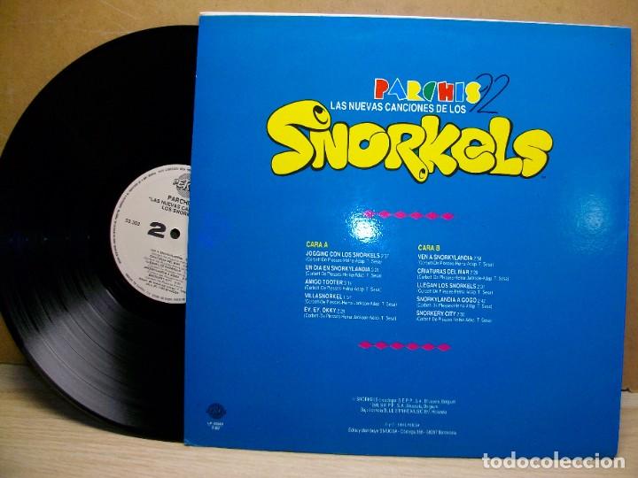 Discos de vinilo: PARCHIS LAS NUEVAS CANCIONES DE LOS SNORKELS LP - Foto 2