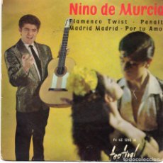 Discos de vinilo: NIÑO DE MURCIA - FLAMENCO TWIST + 3.EP.S - 1963 - MBE. Lote 308340998