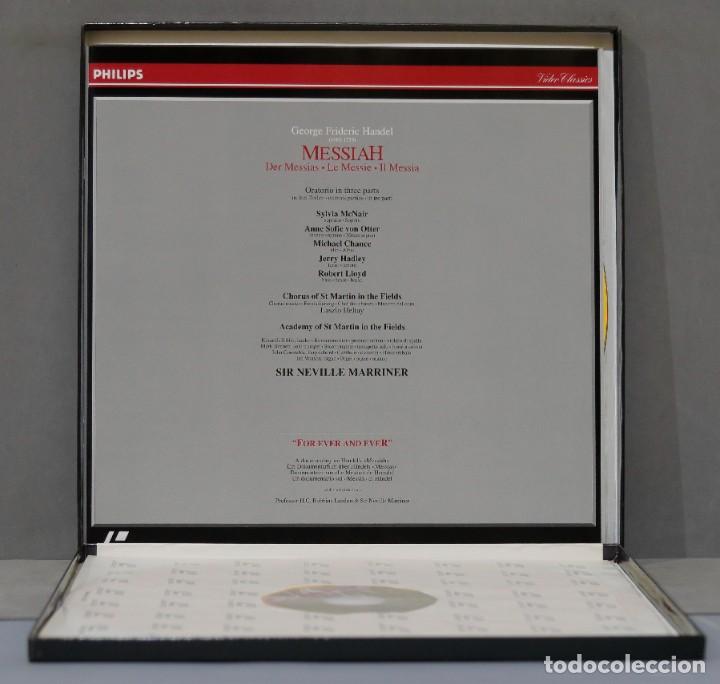 Discos de vinilo: LASERDISC. MESSIAH. HANDEL. MARRINER - Foto 2