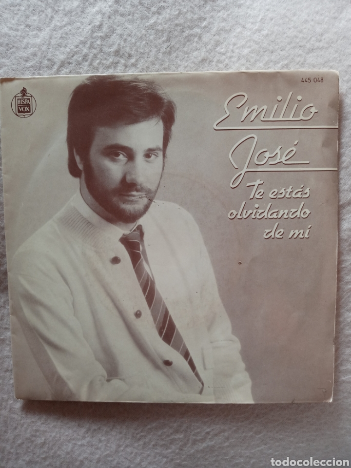 Discos de vinilo: Emilio Jose-te estas olvidando de mi..disco vinilo single - Foto 1