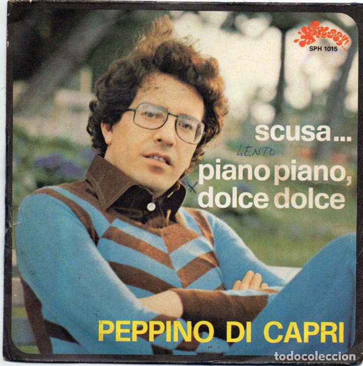 Discos de vinilo: PEPPINO DI CAPRI - SCUSA - SINGLE - 1973 - Foto 1