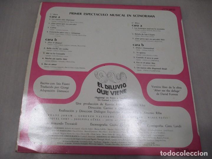 Discos de vinilo: EL DILUVIO QUE VIENE (Doble LP ) DI1472 - Foto 3