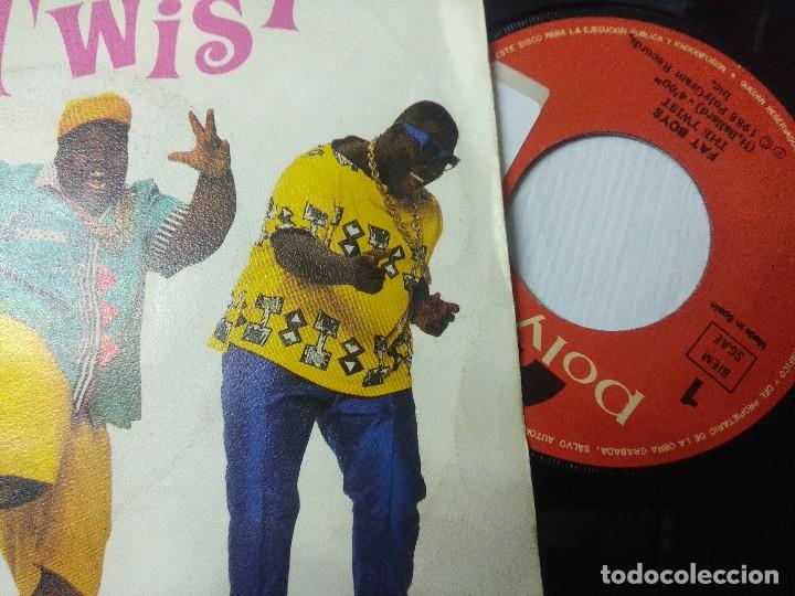 Discos de vinilo: FAT BOYS/THE TWIST/SINGLE. - Foto 2