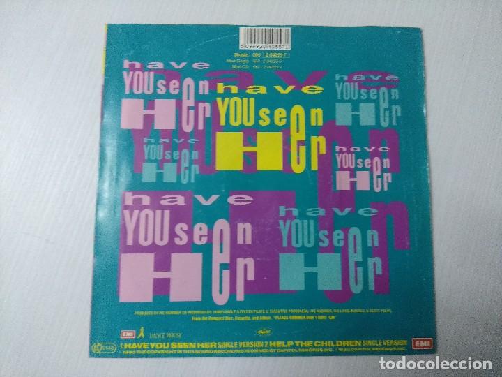 Discos de vinilo: M.C. HAMMER/HAVE YOU SEEN HER/SINGLE. - Foto 3