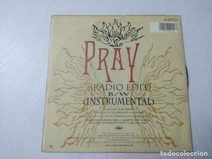 Discos de vinilo: M.C. HAMMER/PRAY/SINGLE. - Foto 3