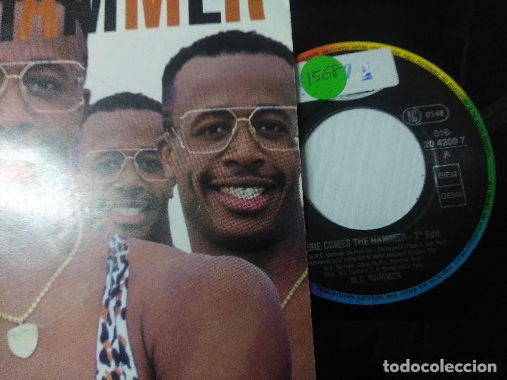 Discos de vinilo: M.C. HAMMER/HERE COMES THE HAMMER/SINGLE. - Foto 2