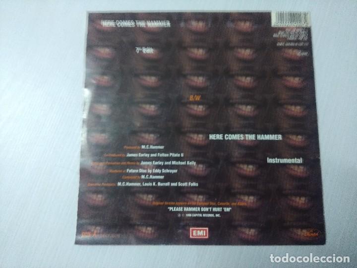 Discos de vinilo: M.C. HAMMER/HERE COMES THE HAMMER/SINGLE. - Foto 3