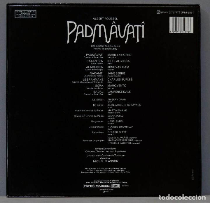 Discos de vinilo: CAJA LP. Plasson. Padm&acirc;vat&icirc;. ROUSSEL - Foto 2