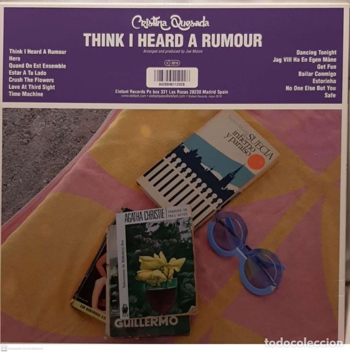 Discos de vinilo: Cristina Quesada &lrm;&ndash; Think I Heard A Rumour - Foto 2