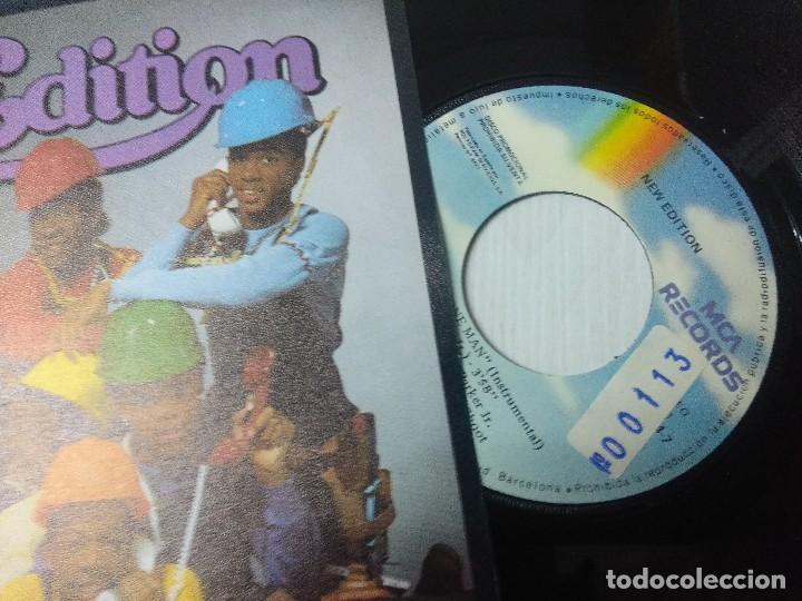 Discos de vinilo: NEW EDITION/MR: TELEPHONE MAN/SINGLE PROMOCIONAL. - Foto 2