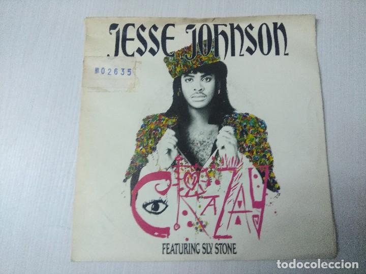 Discos de vinilo: JESSE JOHNSON/CRAZY/SINGLE. - Foto 1