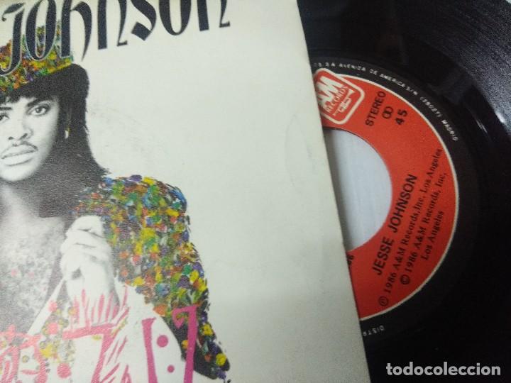 Discos de vinilo: JESSE JOHNSON/CRAZY/SINGLE. - Foto 2