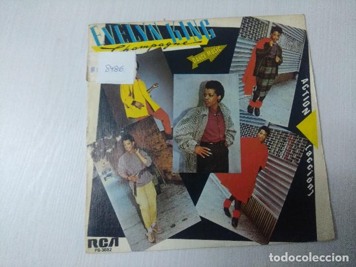 Discos de vinilo: EVELYN KING CHAMPAGNE/ACTION/SINGLE PROMOCIONAL. - Foto 1