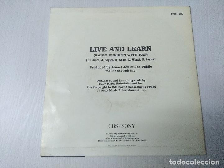 Discos de vinilo: JOE PUBLIC/LIVE AND LEARN/SINGLE PROMOCIONAL. - Foto 3