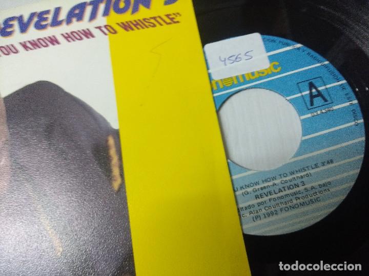 Discos de vinilo: REVELATION 3/YOU KNOW HOW TO WHISTLE/SINGLE. - Foto 2