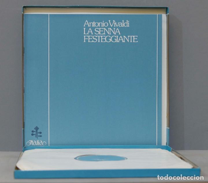 Discos de vinilo: CAJA LP. Scimone. La Senna Festeggiante. VIVALDI - Foto 3