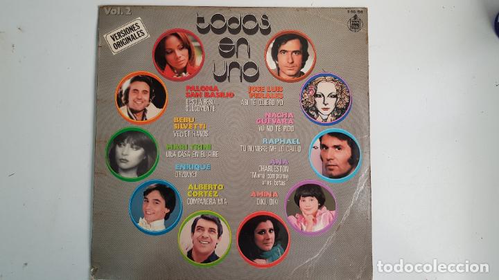 Discos de vinilo: TODOS EN UNO VOL. 2 - LP HISPAVOX 1978 (VINILO) - Foto 1