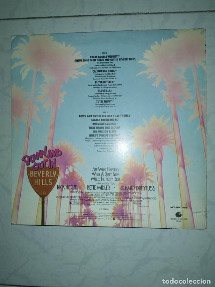 Discos de vinilo: DOWN AND OUT IN BEVERLY HILLS LP OST BSO - Foto 2