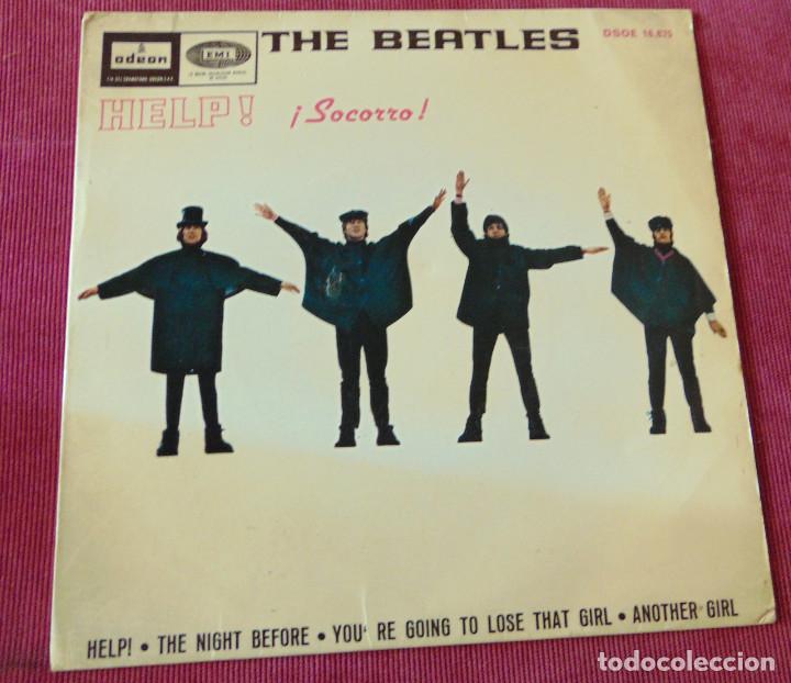 Discos de vinilo: The Beatles &ndash; Help! + 3 - EP 1965 - Foto 1