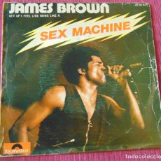Disques de vinyle: JAMES BROWN – SEX MACHINE - SINGLE - 1974. Lote 307581078