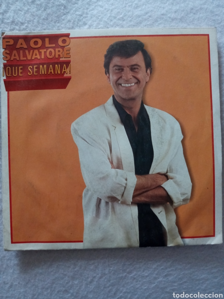 Disques de vinyle: Paolo Salvatore-que semana..disco vinilo single