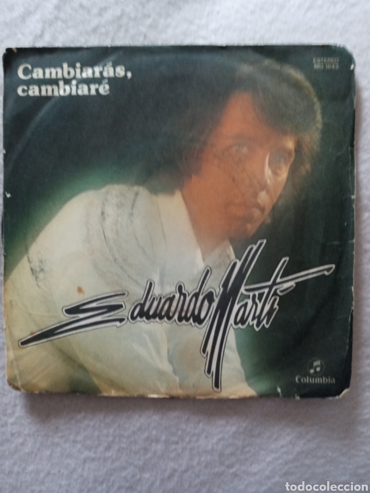 Discos de vinilo: Eduardo Marti-cambiaras.cambiare..disco vinilo single - Foto 1