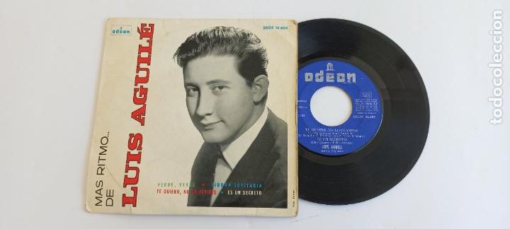 Discos de vinilo: mas ritmo de luis aguile. VERDE VERDE. 1964. ODEON DSOE 16604 - Foto 1