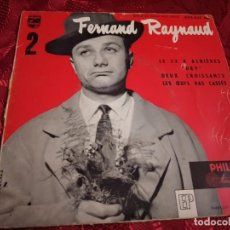 Discos de vinilo: FERNAND RAYNAUD – 2 - LE 22 A ASNIÈRES,1955 FRANCIA, COMEDIA. Lote 308830383