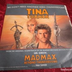 Discos de vinilo: TINA TURNER ‎– WE DON'T NEED ANOTHER HERO (THUNDERDOME),1985. Lote 308835873