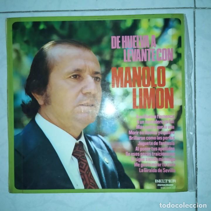 Discos de vinilo: MANOLO LIMON - DE HUELVA A LEVANTE LP - Foto 1