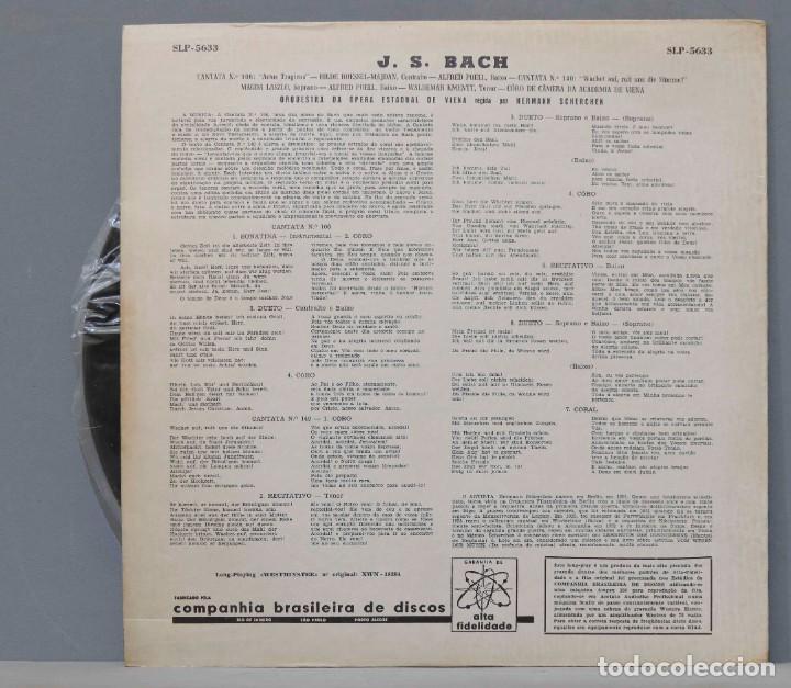 Discos de vinilo: LP. CANTATAS BACH 106 140 - Foto 2