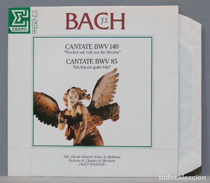 Discos de vinilo: LP. Werner. Cantate BWV 140. Cantate BWV 85. BACH - Foto 1