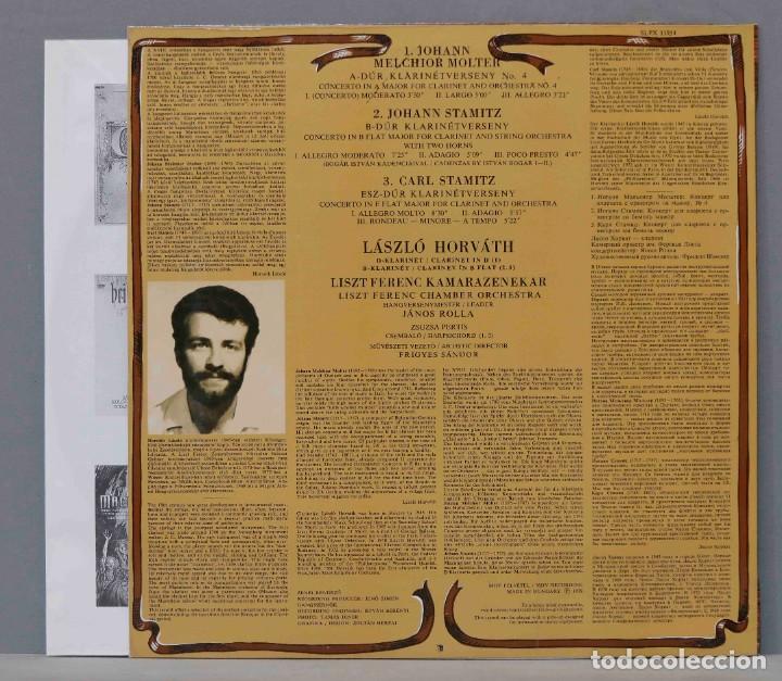Discos de vinilo: LP. Clarinet Concertos. STAMITZ. HORVATH - Foto 2