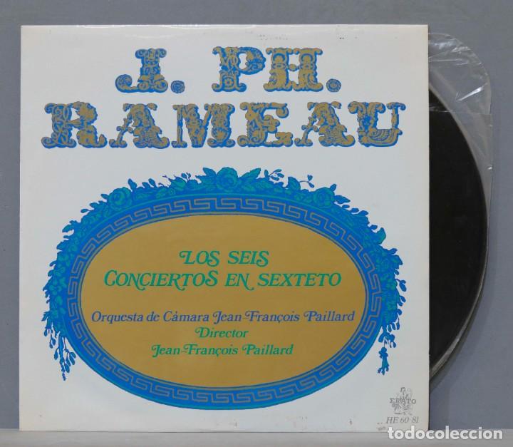 Discos de vinilo: LP. Rameau. Los seis conciertos en sexteto. PAILLARD - Foto 1