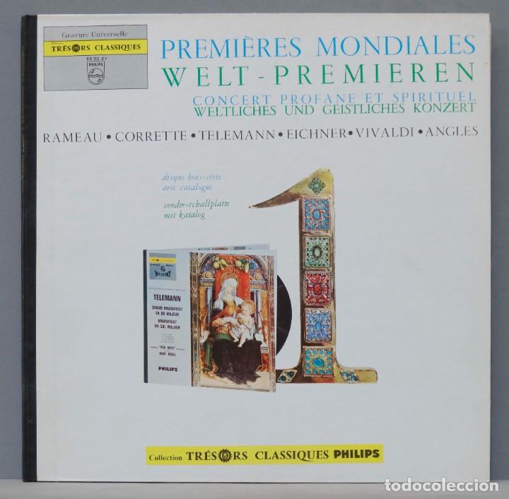 Vinyl records: LP. Premi&egrave;res Mondiales