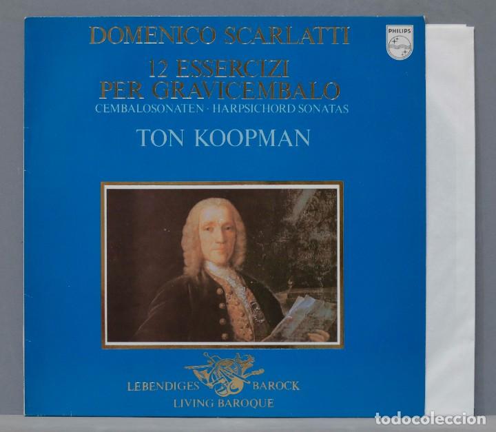 Disques de vinyle: LP. Scarlatti, Ton Koopman. 12 Essercizi Per Gravicembalo