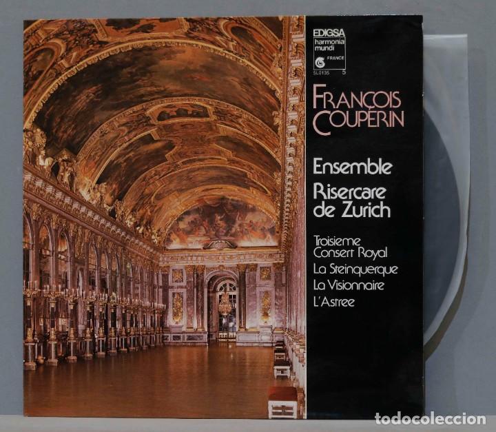 Vinyl records: LP. Couperin. Troisieme Concert Royal. La Steinquerque. La Visionnaire. L&acute;Astree