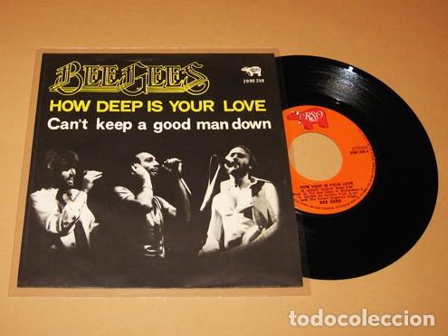 Discos de vinilo: BEE GEES - HOW DEEP IS YOUR LOVE - SINGLE - 1977 - IMPORT - Foto 1