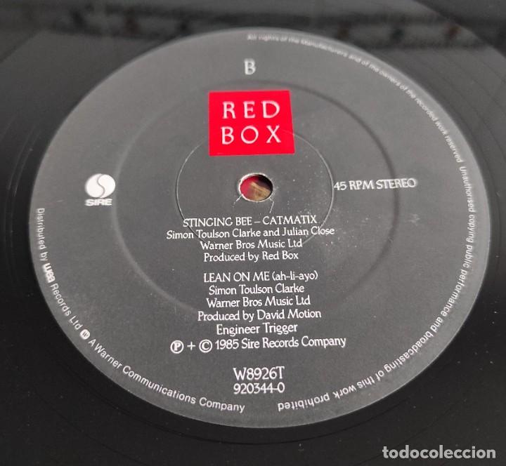 Discos de vinilo: Red Box - Lean On Me (Edici&oacute;n UK) - Foto 4