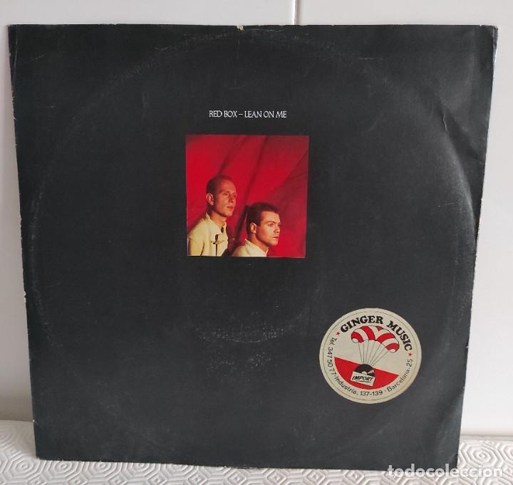 Discos de vinilo: Red Box - Lean On Me (Edici&oacute;n UK) - Foto 1