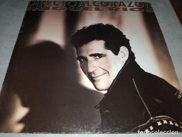 Discos de vinilo: MIGUEL RIOS-DIRECTO AL CORAZON-CONTIENE ENCARTE