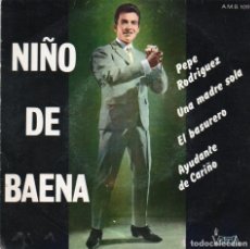 Discos de vinilo: NIÑO DE BAENA - PEPE RODRIGUEZ + 3.EP.S. Lote 308929603