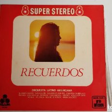 Discos de vinilo: SUPER STEREO 8 - RECUERDOS - ORQUESTA LATINO AMERICANA (VINILO). Lote 308943218